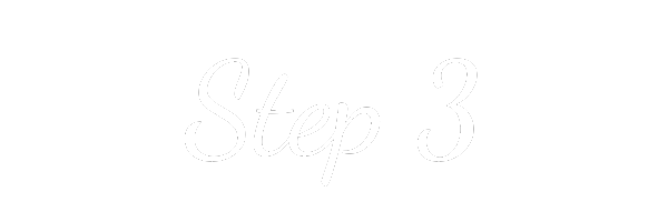 Step 3 text on black background.